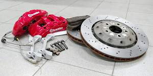 Комплект тормозов Brembo 6 поршней, роторы 365мм - Фото #1