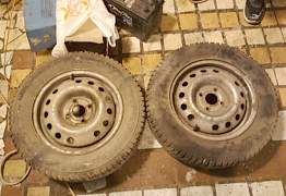 2 зимних колёса 185/65 r14 nordmaster - Фото #5