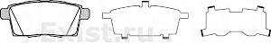 Колодки тормозные mazda cx-7 - Фото #1