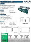 Аккумулятор 12V AGM GEL 230 250 AH - Фото #2