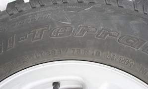 Bfgoodrich all terrain 285/75 r16 на диска jeep - Фото #3