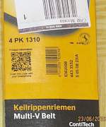 Ремень поликлиновый Сontitech арт. 4PK1310 Dodge - Фото #2