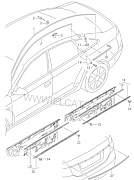 Молдинг правый для audi 4F5 853 704 D2ZZ - Фото #1