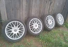 Диски Япония r17 4x100 4x114.3 и резина лето - Фото #2