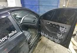  дверные обшивки на Hyundai Solaris автозвук - Фото #1