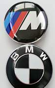 Колпачки на диски BMW черно белые и BMW M 68 мм - Фото #1