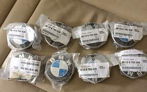 Колпачки на диски BMW черно белые и BMW M 68 мм - Фото #5