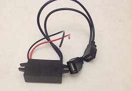 Мото зарядка телефона 12V,на 2 USB выхода (нов.) - Фото #1