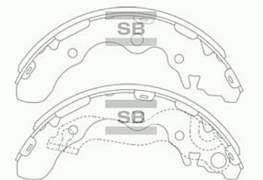 Колодки тормозные Sangsin SA155 Hi-Q - Фото #2