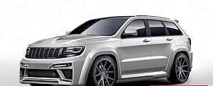 Тюнинг обвес (body-kit) на Jeep GC WK2 SRT8 - Фото #2