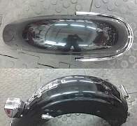 Yamaha wild star road star крыло бак седло хром на - Фото #4