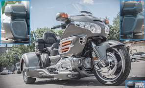 Акустические подиумы на Honda Gold Wing 1800 - Фото #2