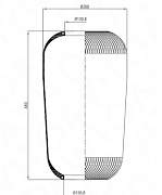 Пневматическая рессора Firestone W01 095 0009 - Фото #3