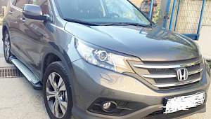 Пороги -Подножки Honda (Хонда) CR-V 12-16 г - Фото #1
