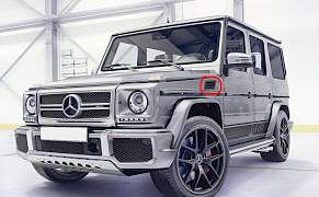 Карбоновые накладки воздуховодов Mercedes G-Class - Фото #1