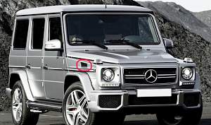 Карбоновые накладки воздуховодов Mercedes G-Class - Фото #2