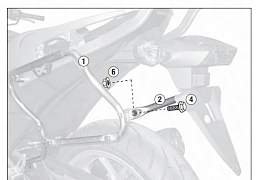 Рамки для боковых кофров givi PLX1111 (KLX1111) - Фото #5