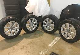 Оригинальные колеса audi + Dunlop Graspic DS3 - Фото #1