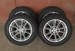 Литые диски BMW 7Jx16 H2 оригинал на летней резине - Фото #1