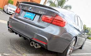 Диффузор bmw f30 M Performance под М4 выхлоп 2+2 - Фото #1