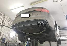 Оригинальный диффузор от audi s4 с выхлопом - Фото #1
