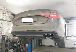 Оригинальный диффузор от audi s4 с выхлопом - Фото #2
