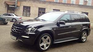 Пороги Mercedes GL164 копия оригинала - Фото #2