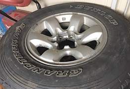 Диски и резина Dunlop Grandtrek AT3 265/70R16 - Фото #1