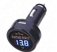 USB charger / voltmeter (в прикуриватель) - Фото #1