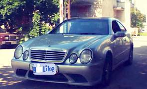 Бампер передний Mercedes w208 - Фото #1