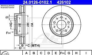 Диск тормозной Delphi BG2841 280мм Volvo - Фото #1