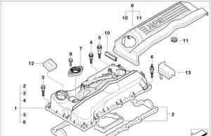 Прокладка клапанной крышки бмв н/з 11120032224 - Фото #1