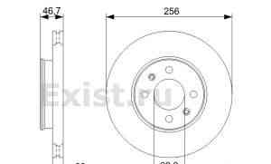 Диски тормозные Bosch 0986479367 - Фото #1