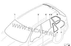 Bmw x5 e70 m 51317211910 Стекло лобовое - Фото #1